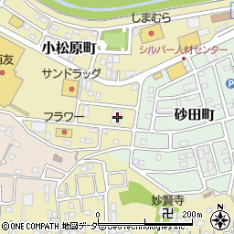 埼玉県東松山市小松原町19-16周辺の地図