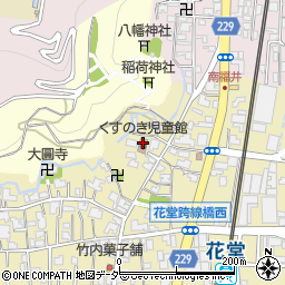 福井市　くすのき児童館周辺の地図