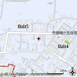 茨城県土浦市烏山5丁目2176周辺の地図