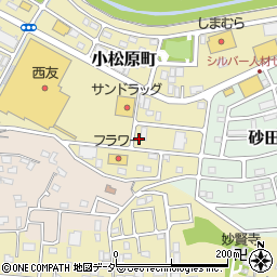 埼玉県東松山市小松原町19-2周辺の地図