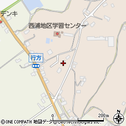 茨城県行方市行方661周辺の地図