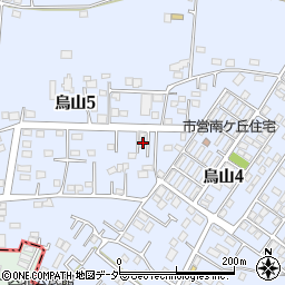 茨城県土浦市烏山5丁目2177周辺の地図