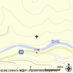 長野県松本市奈川川浦周辺の地図
