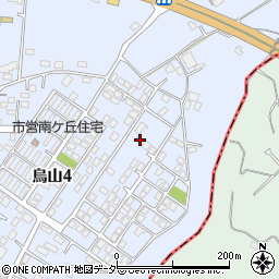 茨城県土浦市烏山4丁目1940-35周辺の地図