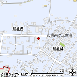 茨城県土浦市烏山5丁目2178-1周辺の地図