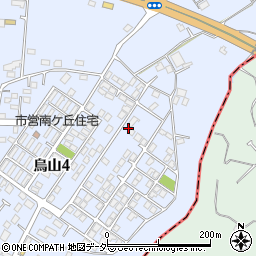 茨城県土浦市烏山4丁目1940-32周辺の地図