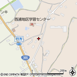 茨城県行方市行方660周辺の地図