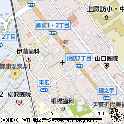 中町公民館周辺の地図