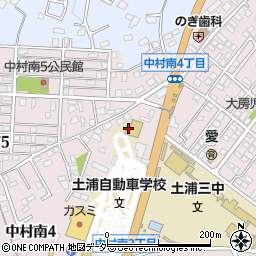 土浦自動車学校周辺の地図