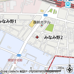 埼玉県比企郡滑川町みなみ野2丁目17-7周辺の地図