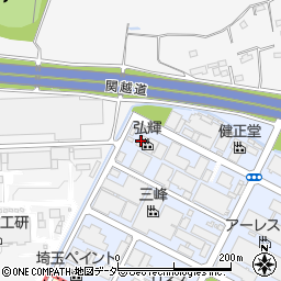 株式会社弘輝　東松山工場周辺の地図