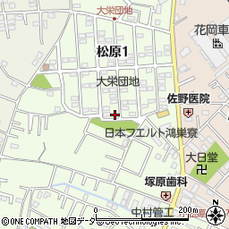 〒365-0042 埼玉県鴻巣市松原の地図
