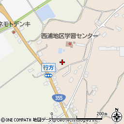 茨城県行方市行方537周辺の地図