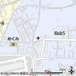 茨城県土浦市烏山5丁目2146周辺の地図
