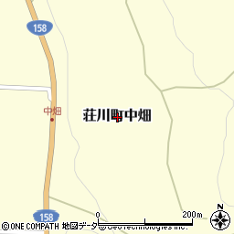 岐阜県高山市荘川町中畑周辺の地図