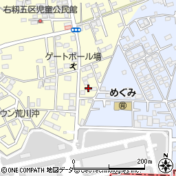 茨城県土浦市右籾2509周辺の地図