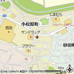 埼玉県東松山市小松原町18-21周辺の地図