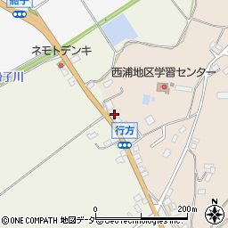 茨城県行方市行方532周辺の地図