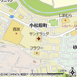 サンドラッグ東松山店周辺の地図
