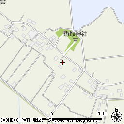 茨城県常総市十花町105周辺の地図