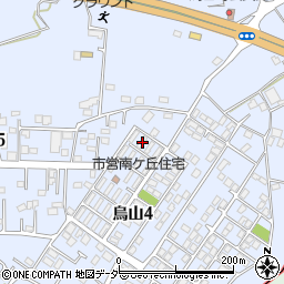 茨城県土浦市烏山4丁目2065-2周辺の地図