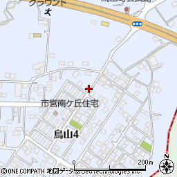 茨城県土浦市烏山4丁目2065-1周辺の地図