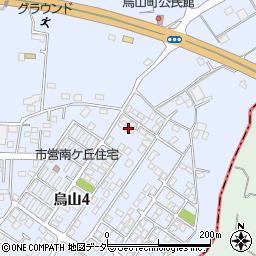茨城県土浦市烏山4丁目1922-6周辺の地図