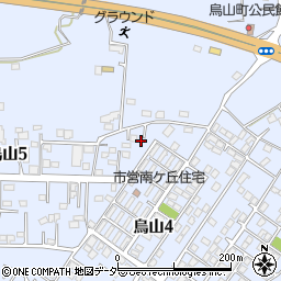 茨城県土浦市烏山4丁目2067-3周辺の地図