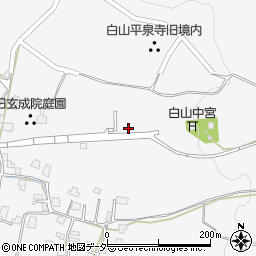 白山平泉寺 どじょう周辺の地図