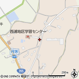 茨城県行方市行方662周辺の地図