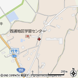 茨城県行方市行方662周辺の地図