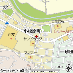 埼玉県東松山市小松原町15-10周辺の地図