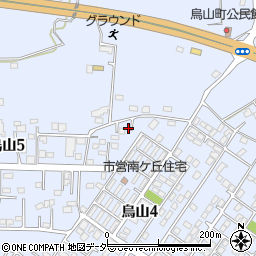 茨城県土浦市烏山4丁目2067周辺の地図