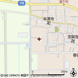 福井県福井市曽万布町周辺の地図