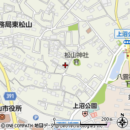 埼玉県東松山市日吉町周辺の地図