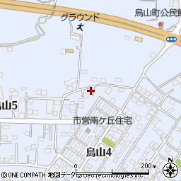 茨城県土浦市烏山4丁目2061周辺の地図