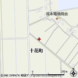 茨城県常総市十花町186周辺の地図