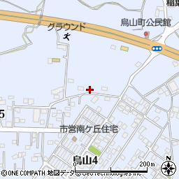 茨城県土浦市烏山5丁目2058周辺の地図