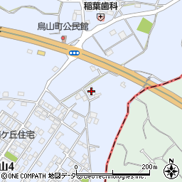 茨城県土浦市烏山3丁目1316周辺の地図
