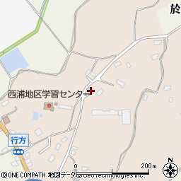茨城県行方市行方651周辺の地図