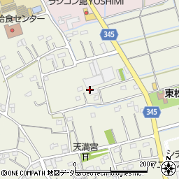 埼玉県比企郡吉見町下細谷104周辺の地図