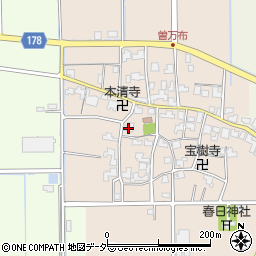 福井県福井市曽万布町9-16周辺の地図