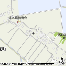 茨城県常総市十花町168周辺の地図