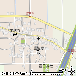 福井県福井市曽万布町8-78周辺の地図