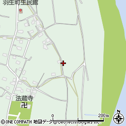 茨城県常総市羽生町523周辺の地図