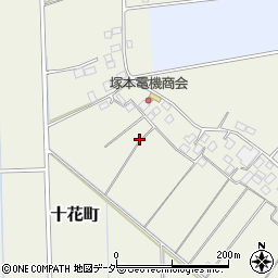 茨城県常総市十花町194周辺の地図