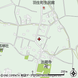 茨城県常総市羽生町749周辺の地図