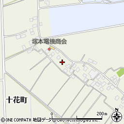 茨城県常総市十花町171周辺の地図