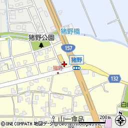 ファミリーマート勝山南店周辺の地図