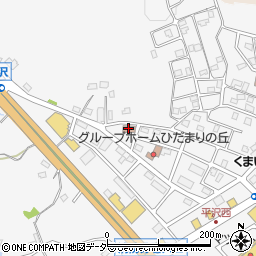 平沢コミュニティセンター周辺の地図